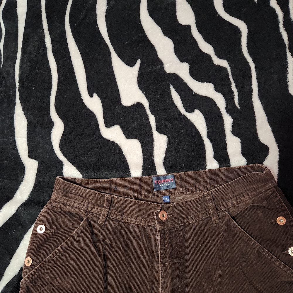 Men's Brown Corduroy Pants - Picture 2 of 5